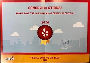 Yelp badge